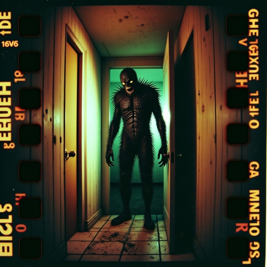 Retro Horror Monster Emerges from the Shadows in Lomography...