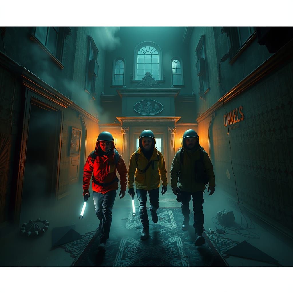 Eerie Mansion Exploration by Paranormal Investigators