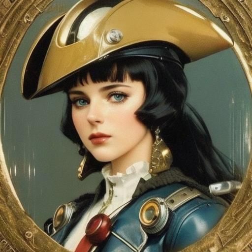 Futuristic Retro Landscape in Detailed 3D