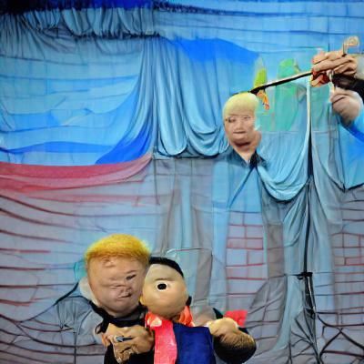 World Leaders as Marionette Puppeteers
