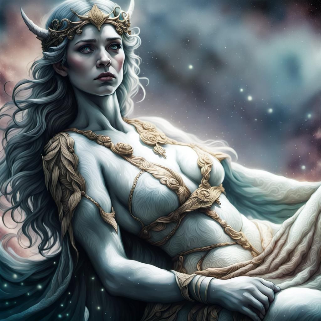 Freyja: Goddess of Love in Cinematic Film Still