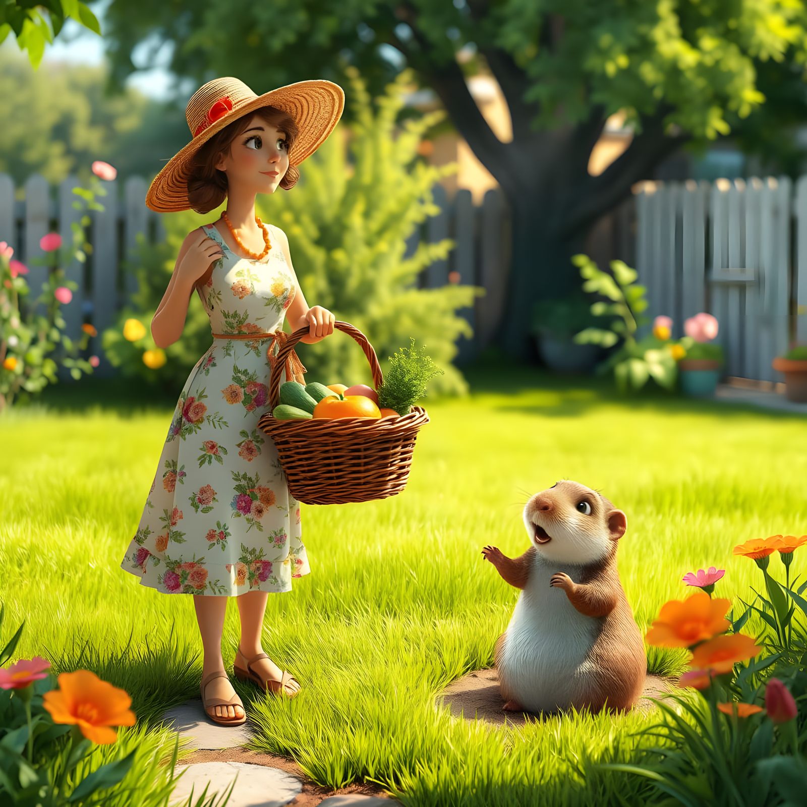 Gopher Surprise: Woman Scared Out of Her Wits