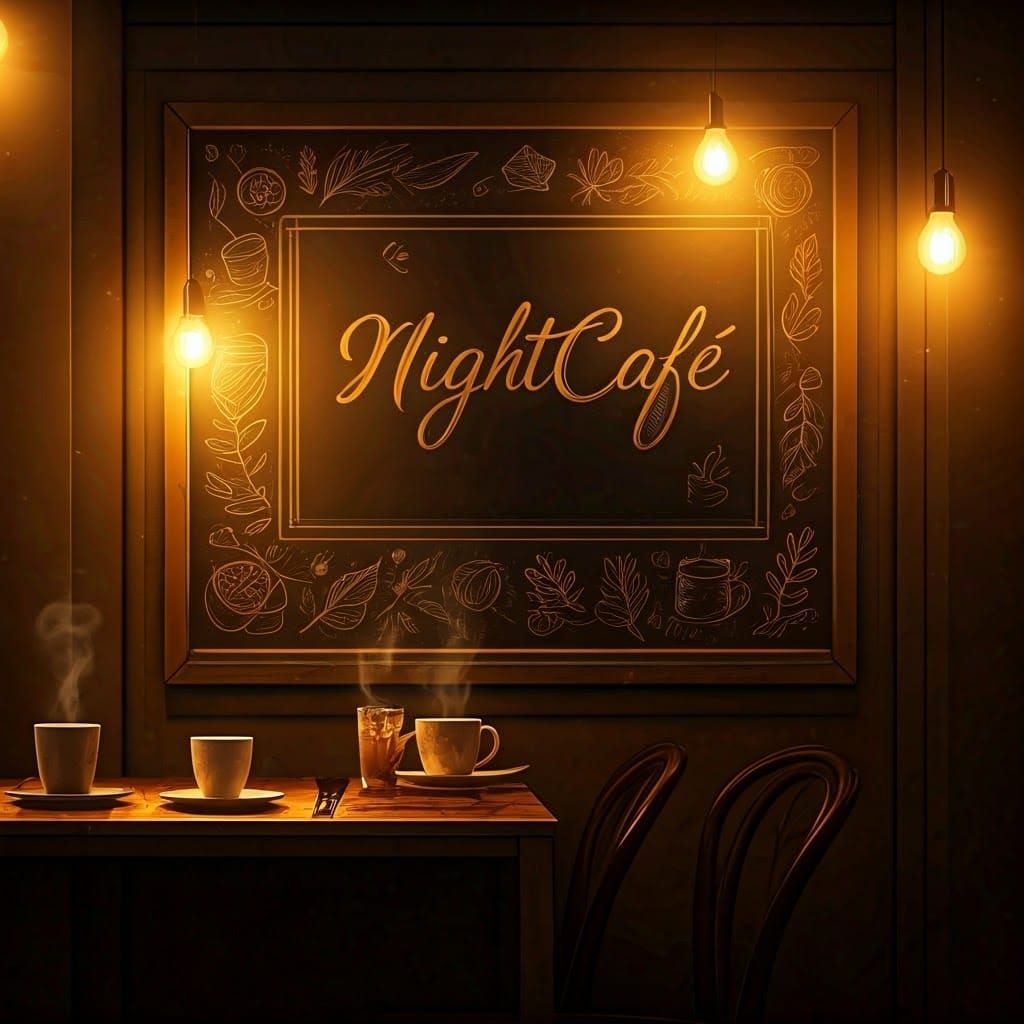 Cozy Cafe Scene in Hyper-Realistic Art Style