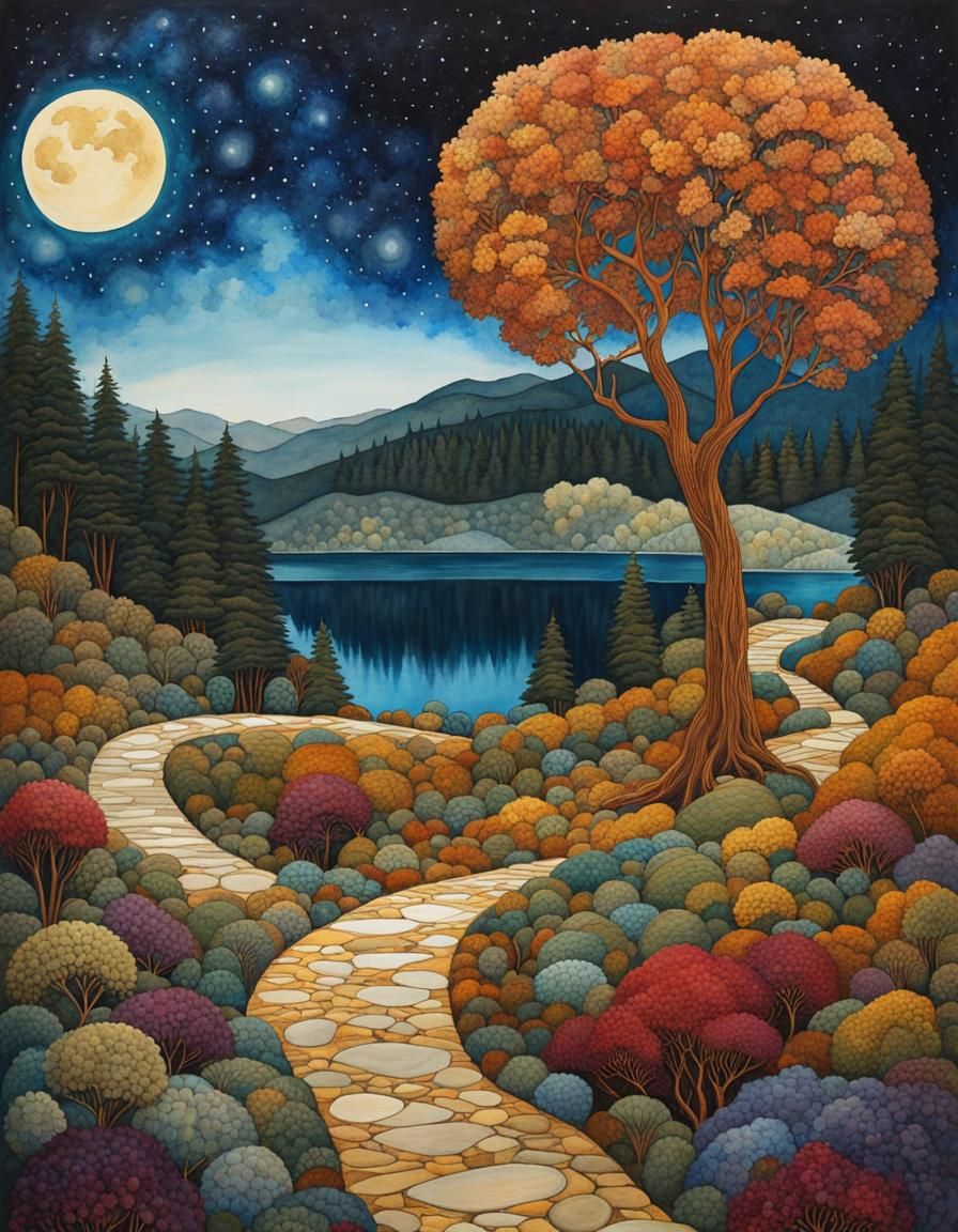 Lake at Uzzen-sherah