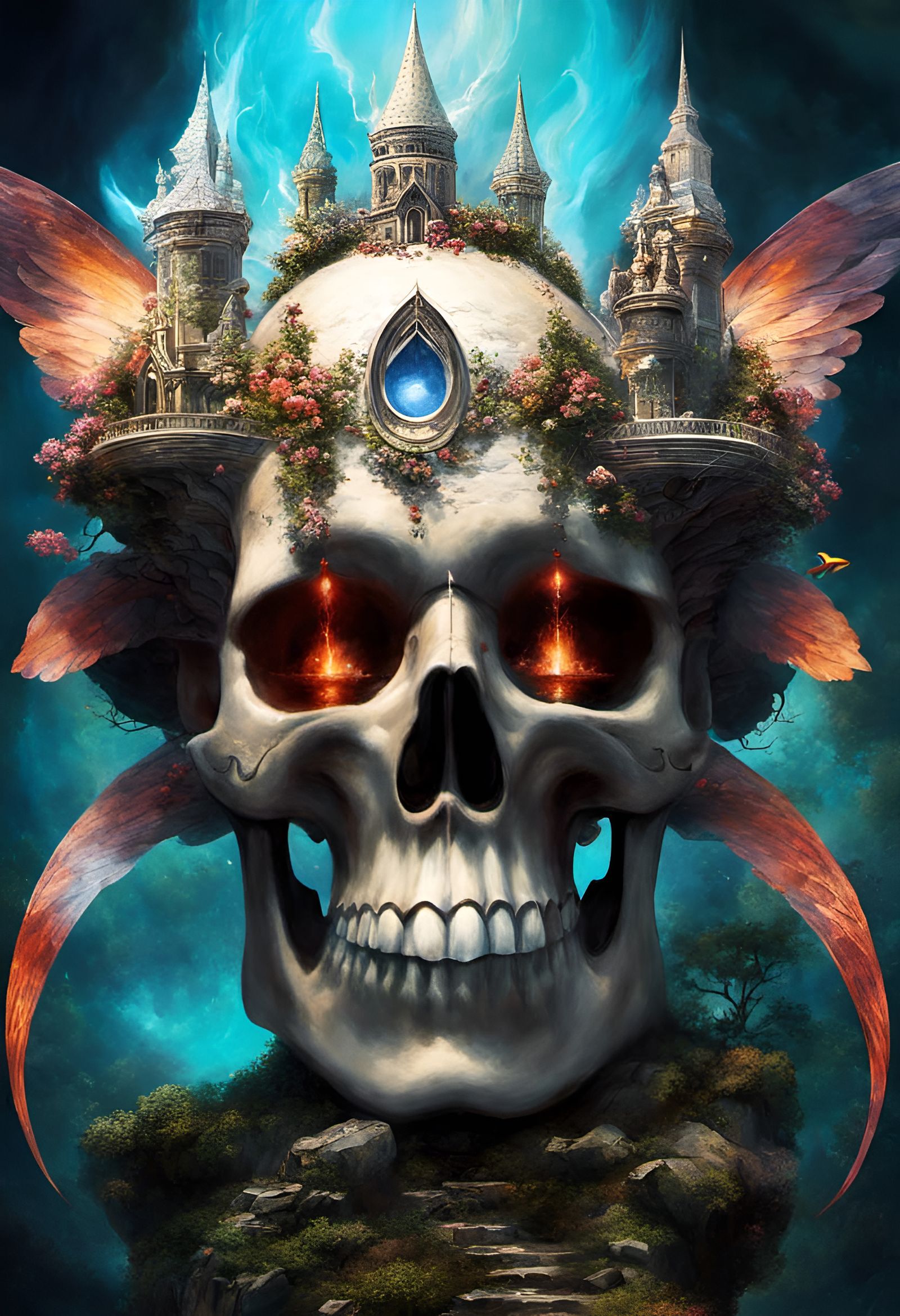 Fairy Castle Skull