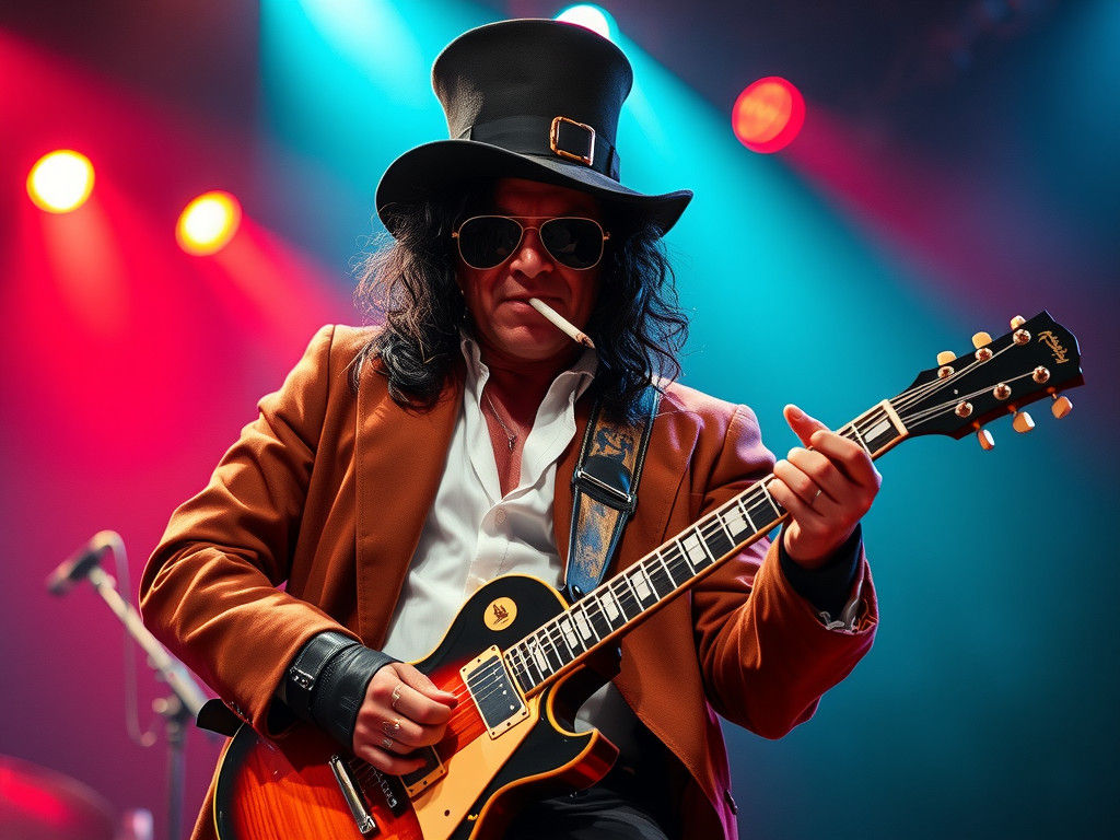 Slash Pilgrim: Guns N' Roses Guitarist in Concert