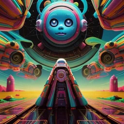 I Have No Mouth: Candy Art Sci-Fi Scene