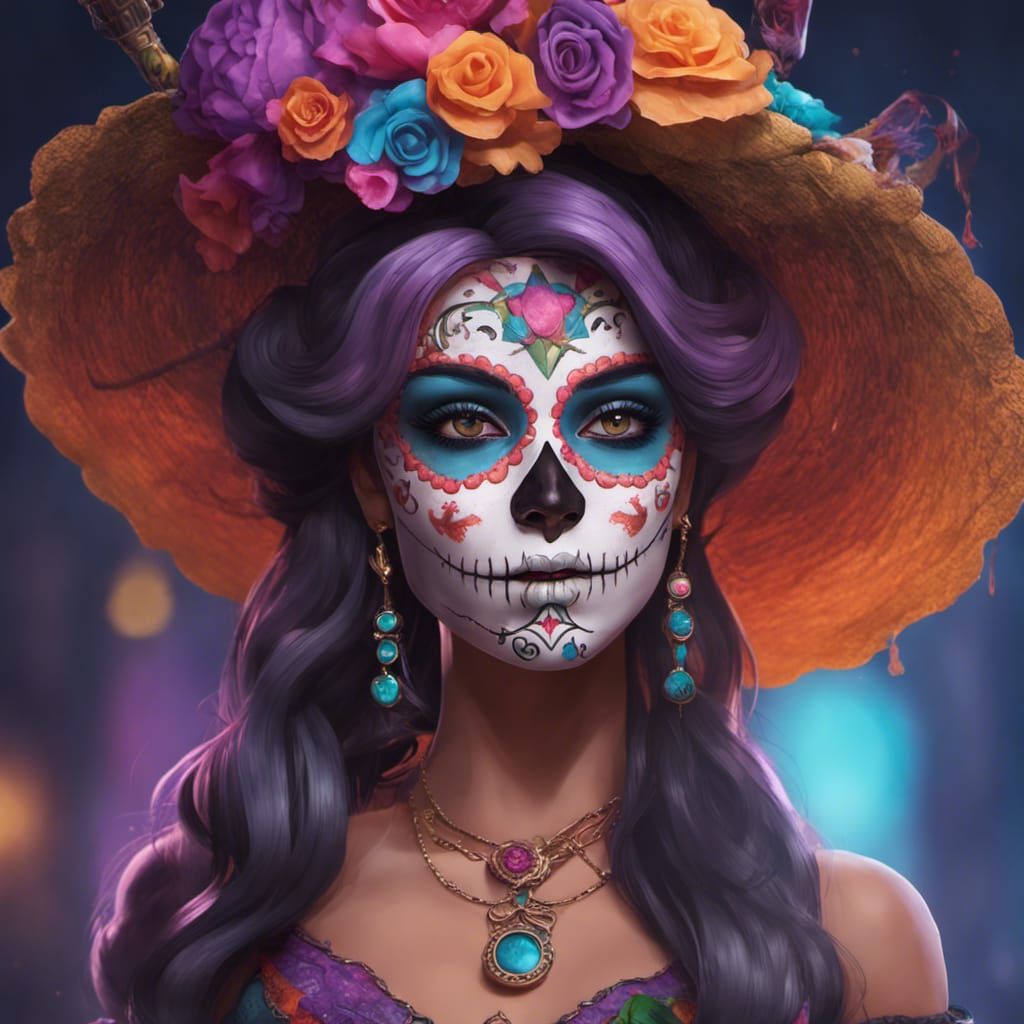 Day of the dead witchy barbie