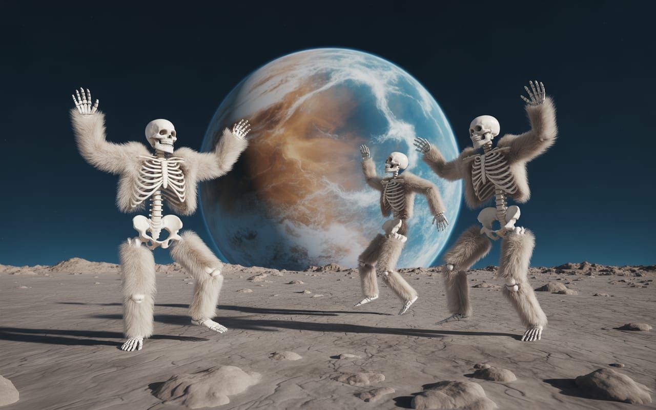 Fluffy Skeletons Dancing in Zero Gravity & Over-Stimulated B...