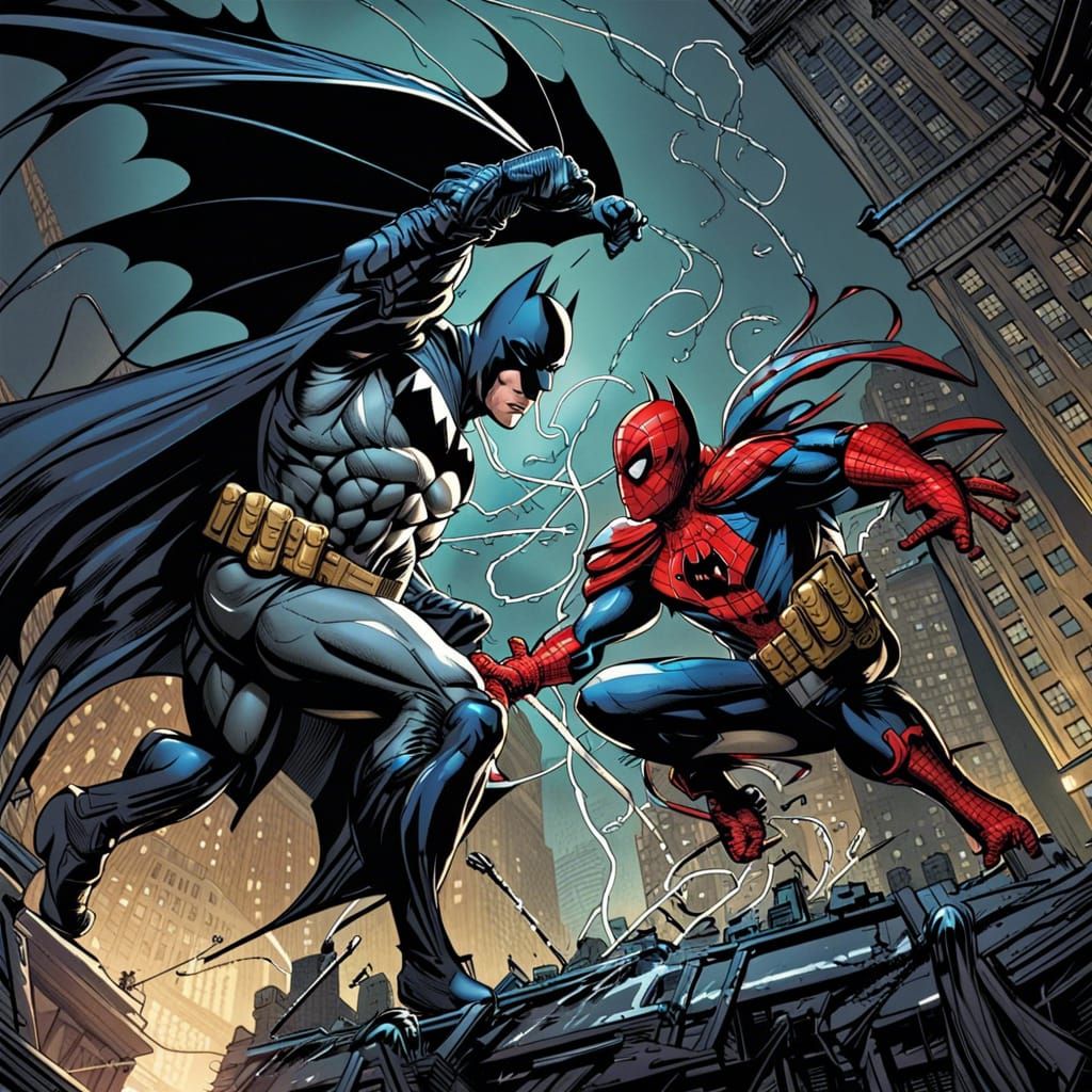 Batman vs Spider-Man: Comic Book Battle