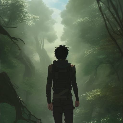 Bellamy Blake in Studio Ghibli Anime Style