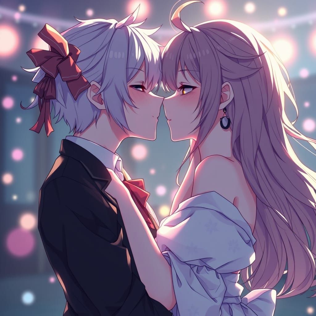 Romantic Anime Kissing Scene in Stunning 8k Resolution