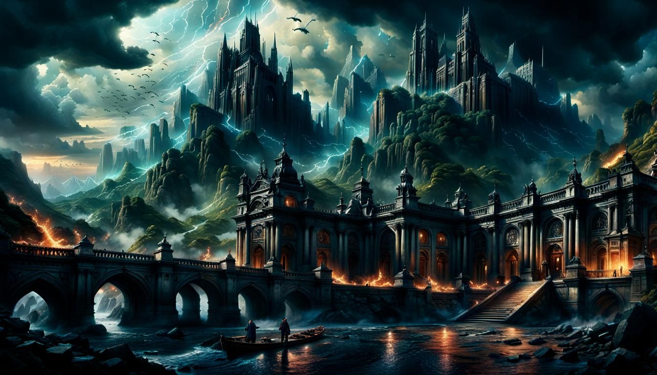 Dramatic Soul in Digital Matte Painting