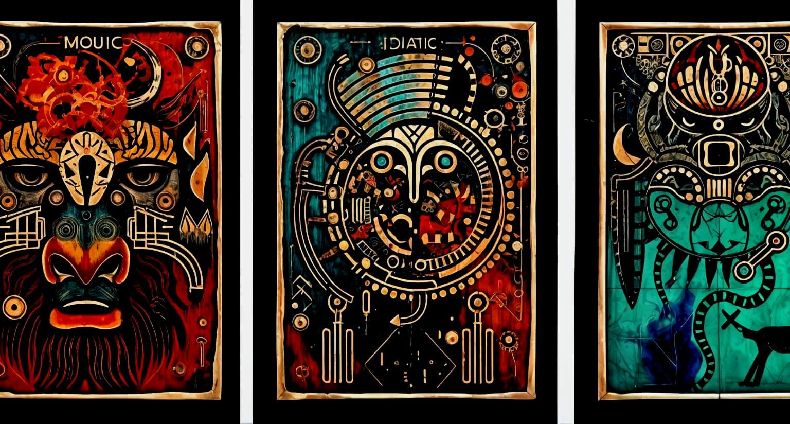 Indigenous Techno-Mysticism in Necropunk Surrealism