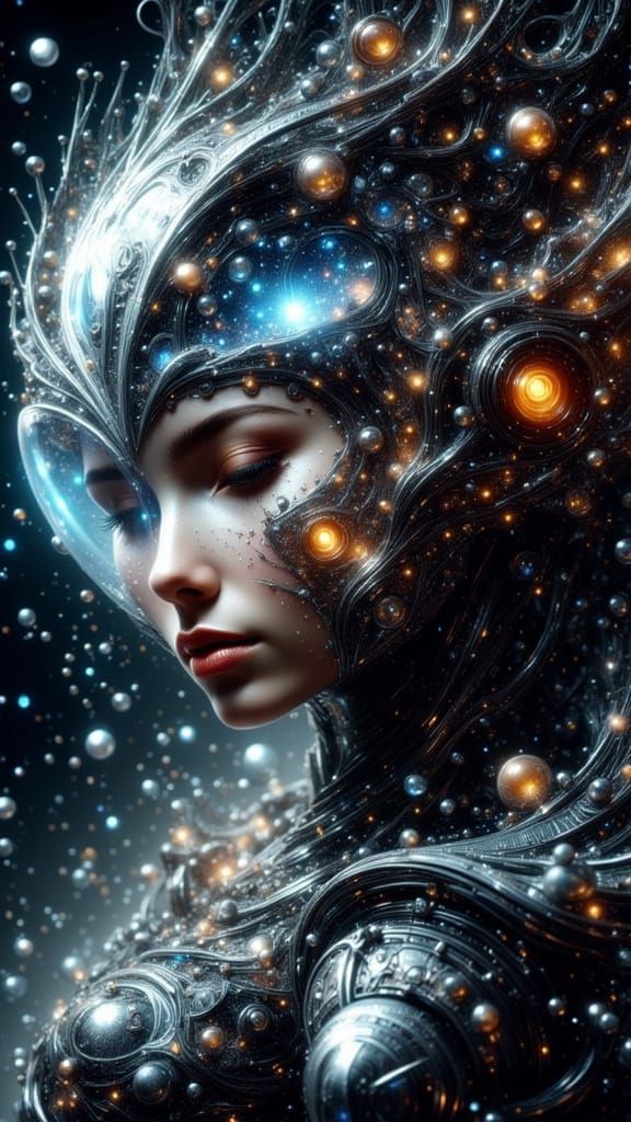 She just a cosmic girl from another galaxy..