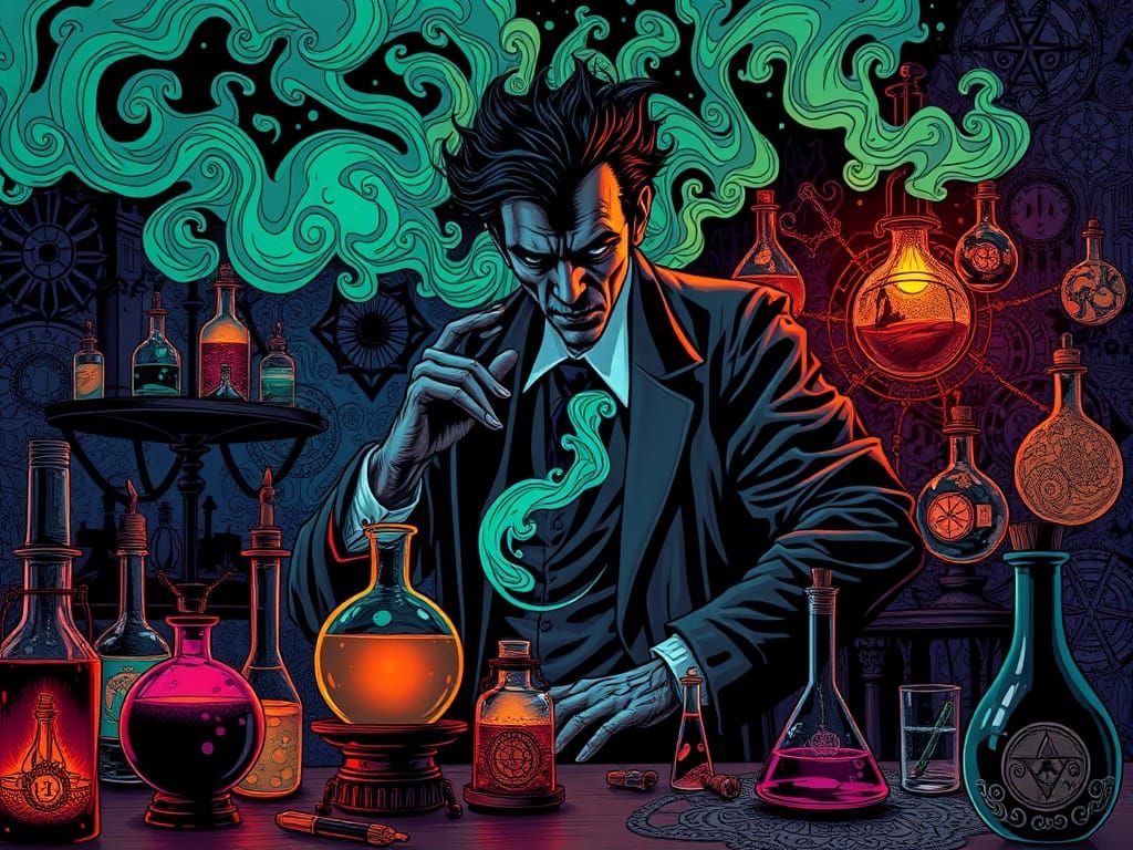 Victorian Era Laboratory Horror Transforms into Madness