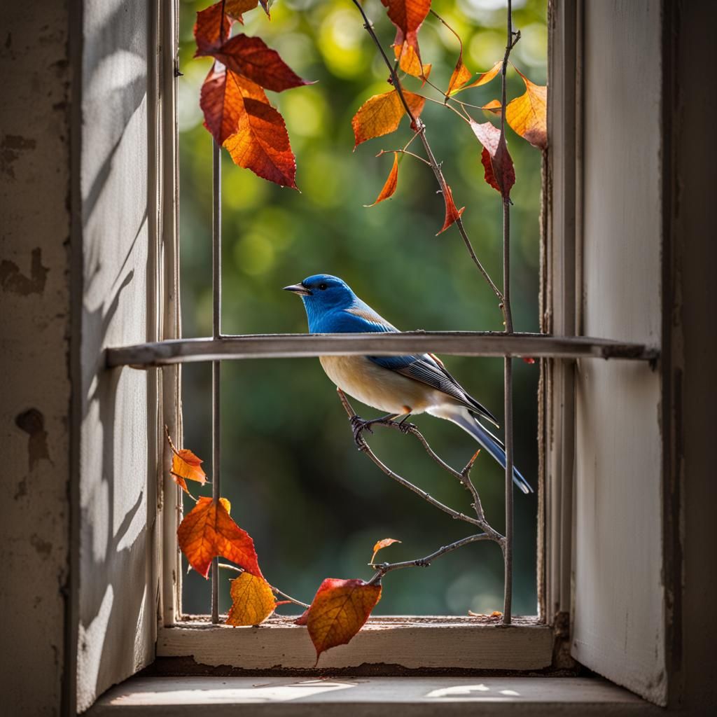 Autumn Birdsong: A Magical Morning Scene