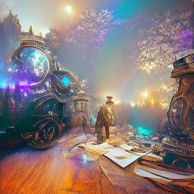 Old Times vs Modern: Astral Mixed Media