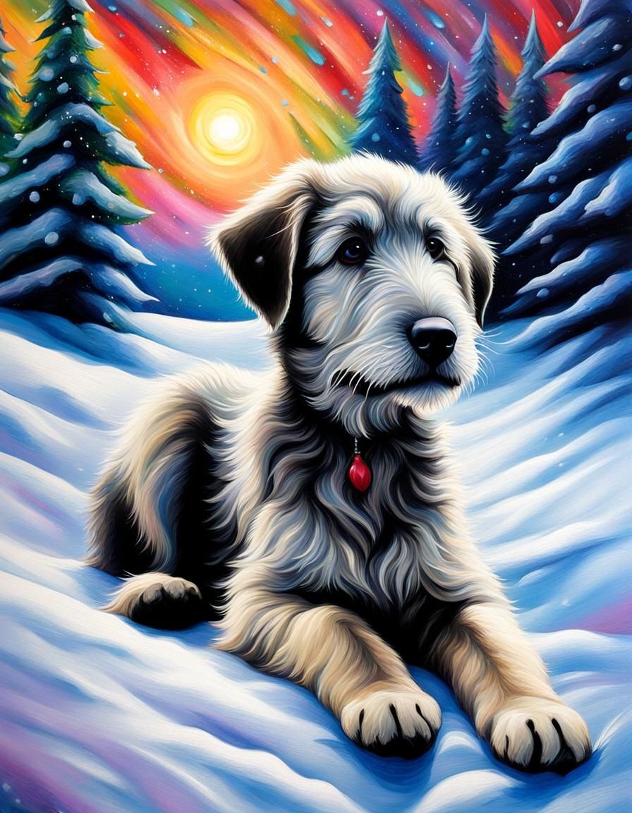 Irish Wolfhound Puppy