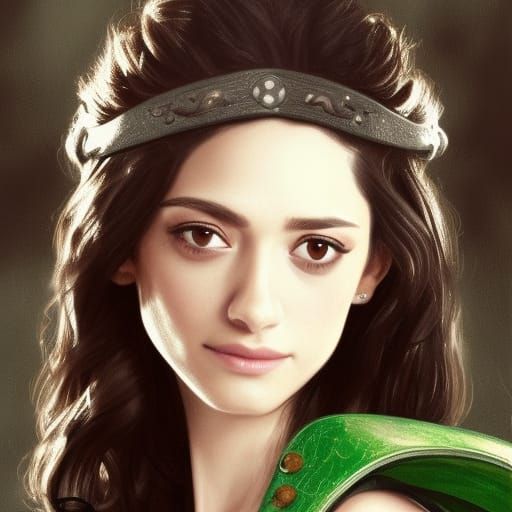 Fantasy Portrait of a Woman in Leather Armor