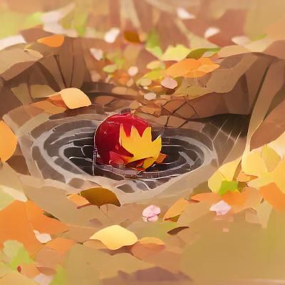 Vibrant Autumn Tree in Full Fall Color