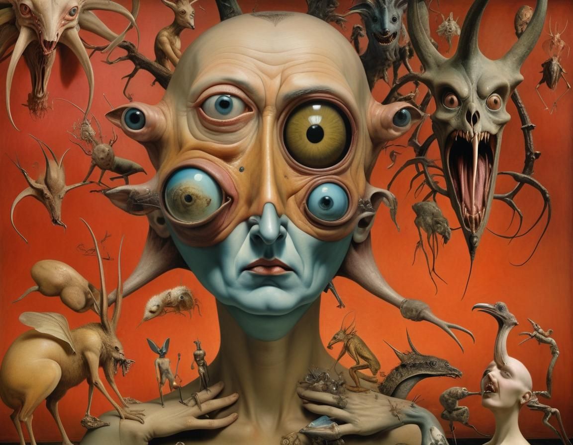 Surreal Gathering in Post-Apocalyptic Wonderland