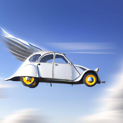 Flying Citroen 2CV: A Winged Automobile