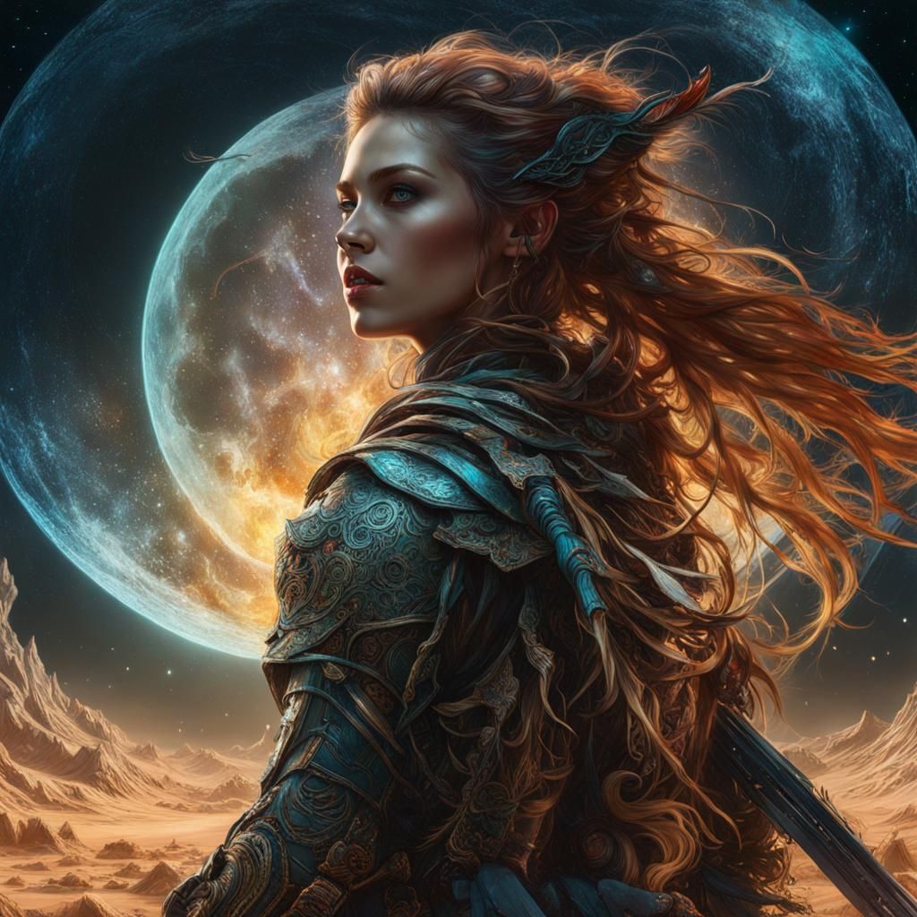 Chasing the Moon: Hypermaximalist Digital Painting