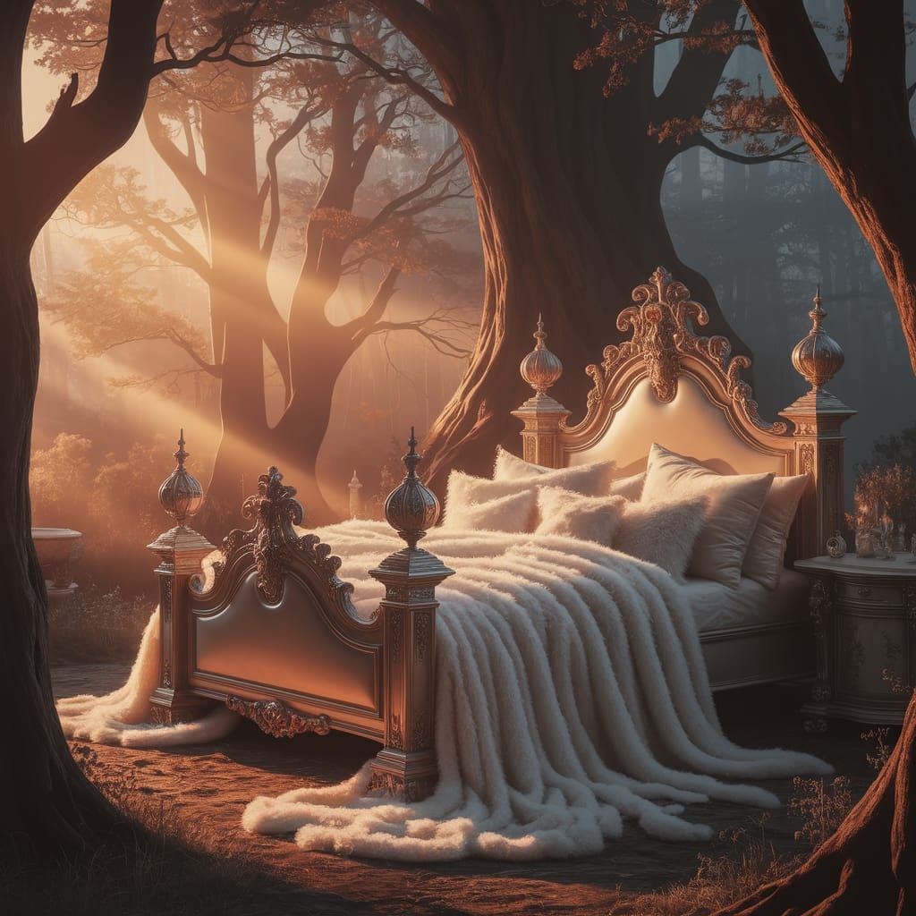 Fairytale Bed in Enchanted Forest