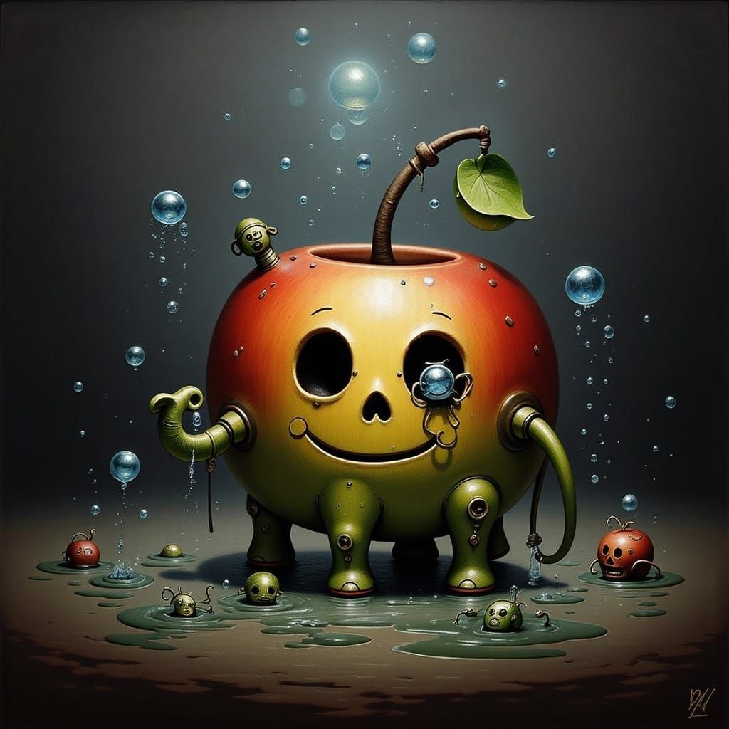 Surreal Poison Apple Dreamscape