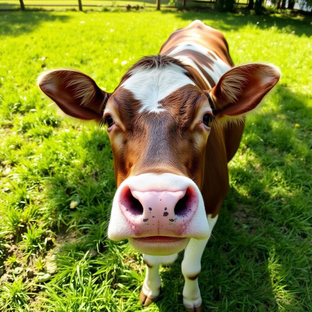 AI Generated Image of a Cow