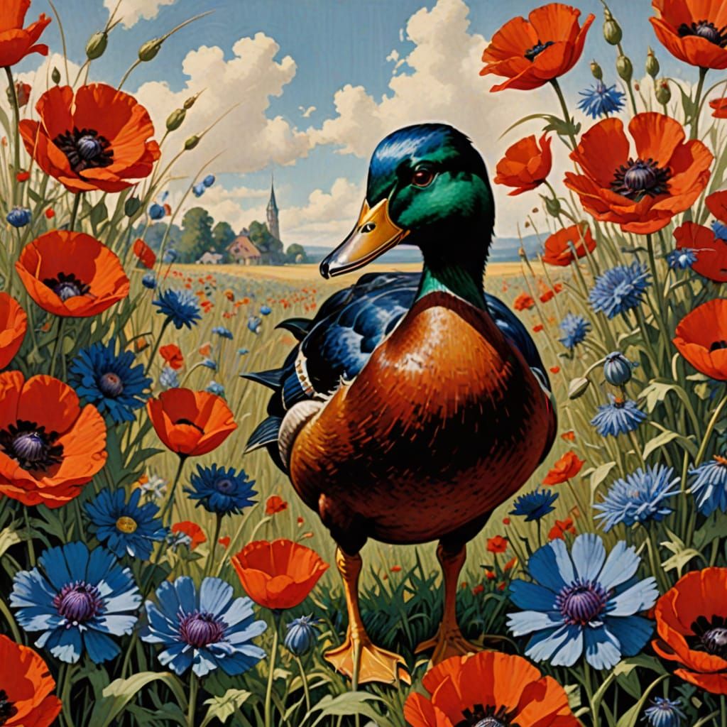 Duck in Flanders Field, Rockwell Style
