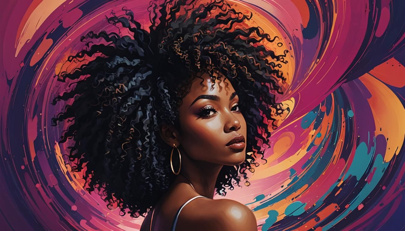 Abstract R&B and Soul Music Visualization