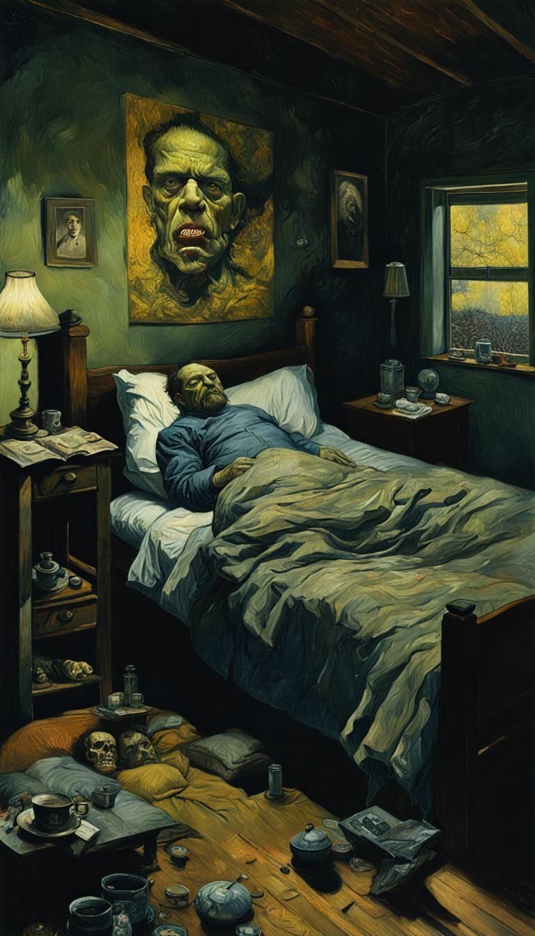 Dark Midnight Horror Unveiled in Hyperrealistic Art