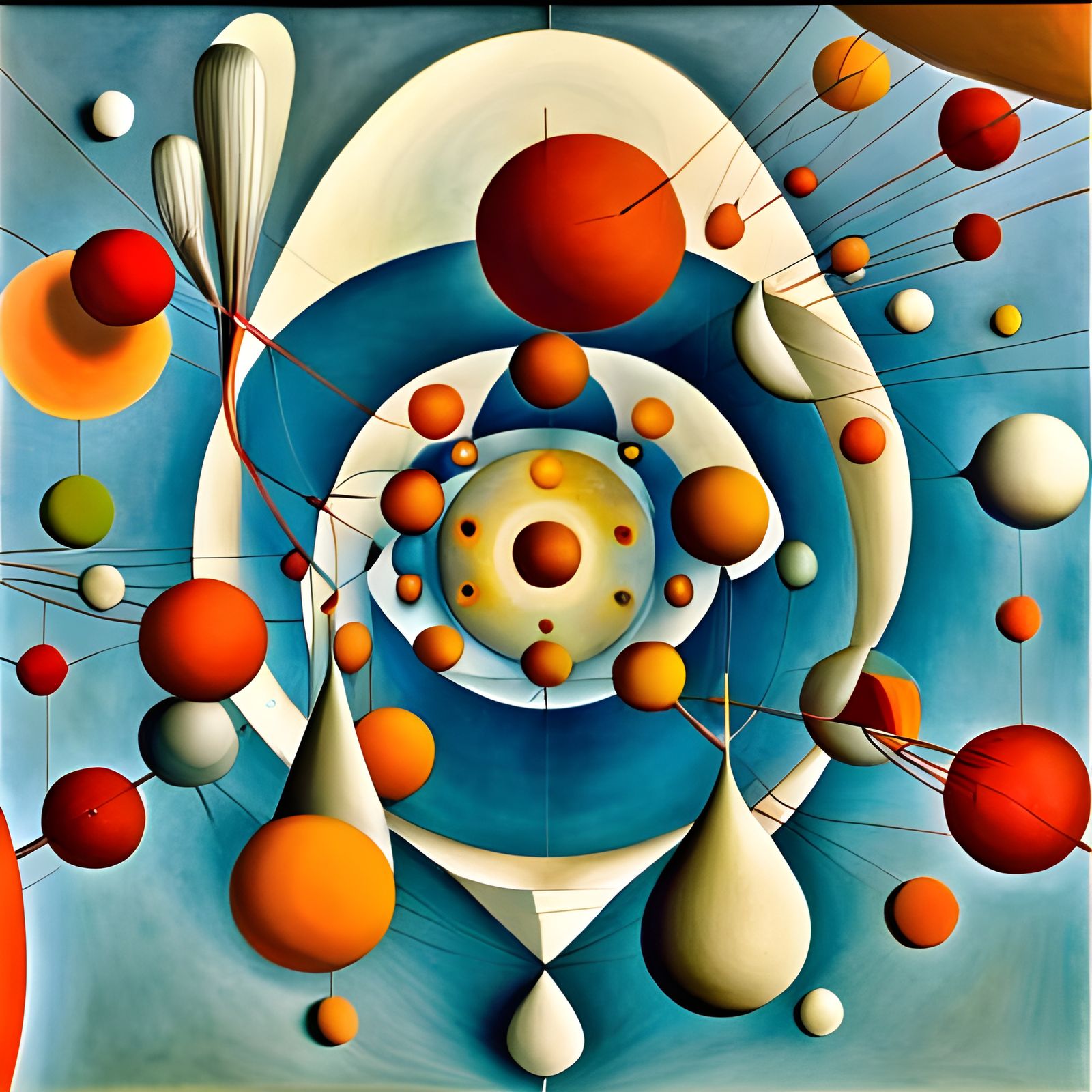 Abstract Art Inspired by Miro and Klint