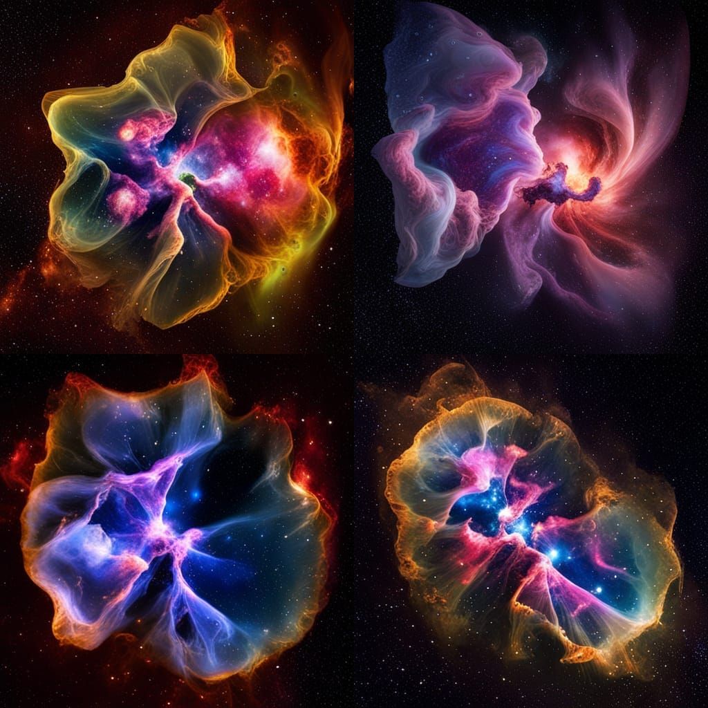 hyperrealistic nebula photography full k hd quality by james...