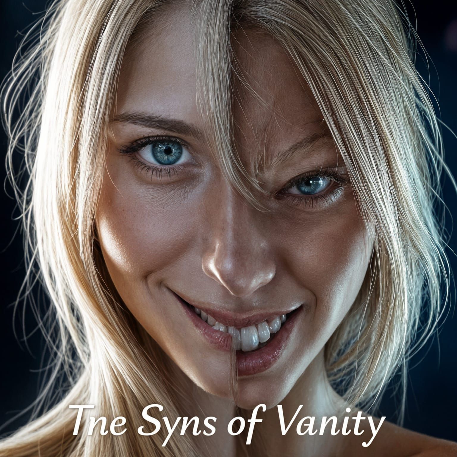 Anna Kournikova: Split Portrait in Hyperrealistic Style