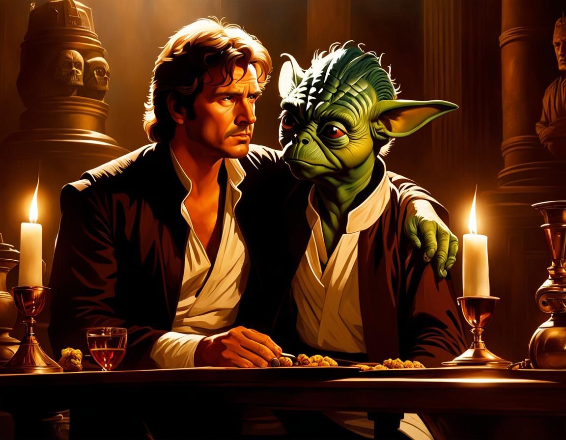 Friday Flops: Han Solo & Greedo in the Cantina (Han shot first)