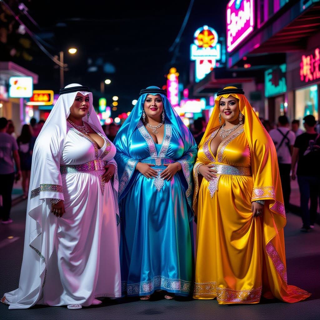 Neon Amazon: Elvis Genie in the Sky