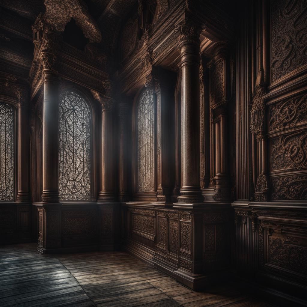 Hyperrealistic Background with Intricate Details in HDR