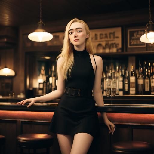 Saoirse Ronan Film Still at a Bar