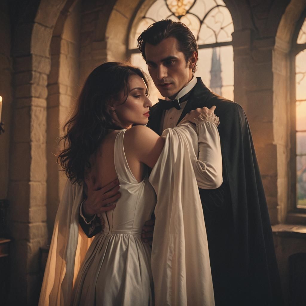 Vampire's Kiss: Gothic Romance in Golden Hour