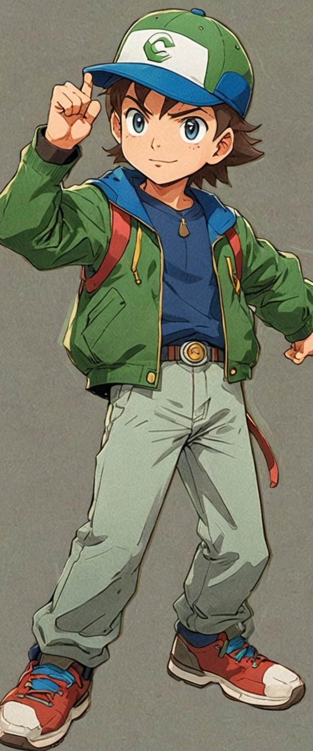 Anime-Style Pokémon Trainer Redesign