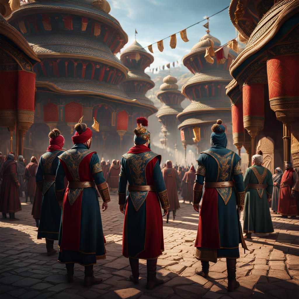 Roman Legionaries in Detailed Matte Painting