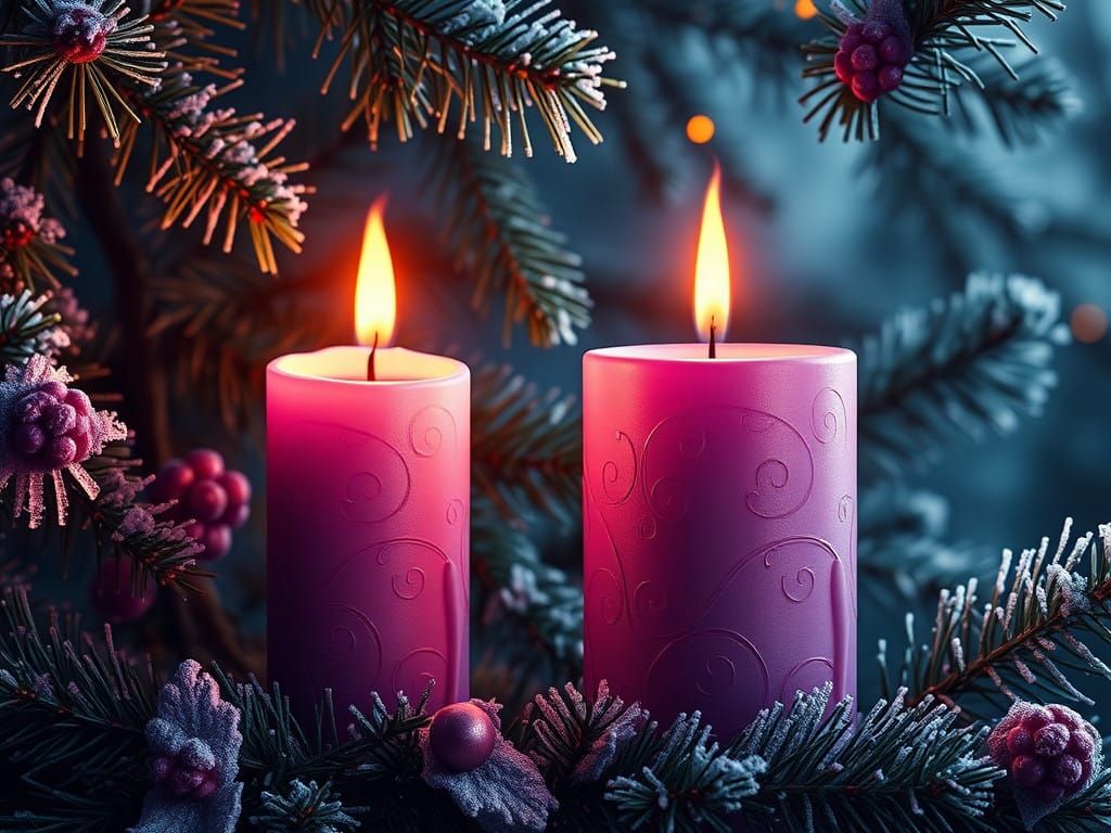 Regal Advent Illumination in Fantasy Art Style