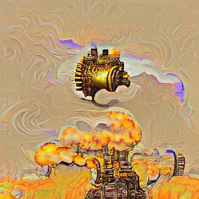Steampunk Nuke Explosion
