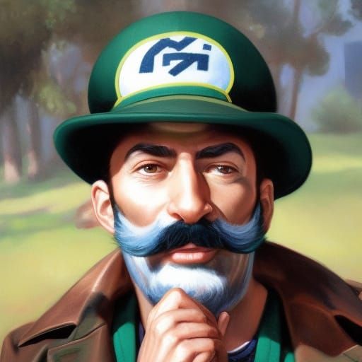 Portrait Art of Farmer Luigi