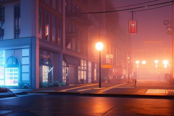 Cozy Anime Key Visual in Sharp Focus