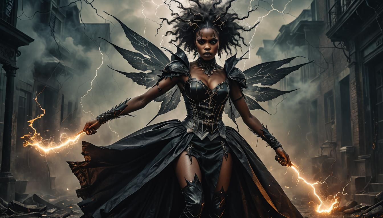 Dark Fairy in New Orleans: Gothic Dark Magic