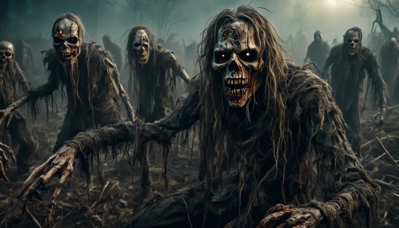 Rotten Undead Creeper Zombie Horde